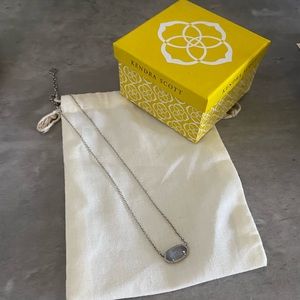 Kendra Scott Elisa Silver Pendant Necklace